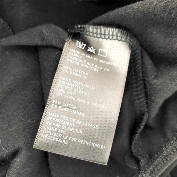 NOISE + SILENCE / Black Geometric Bodysuit / Large - Picture 6 of 7